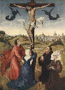 WEYDEN, Rogier van der Crucifixion Triptych oil painting reproduction